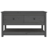 vidaXL Coffee Table 102x49x55 cm Solid Pinewood