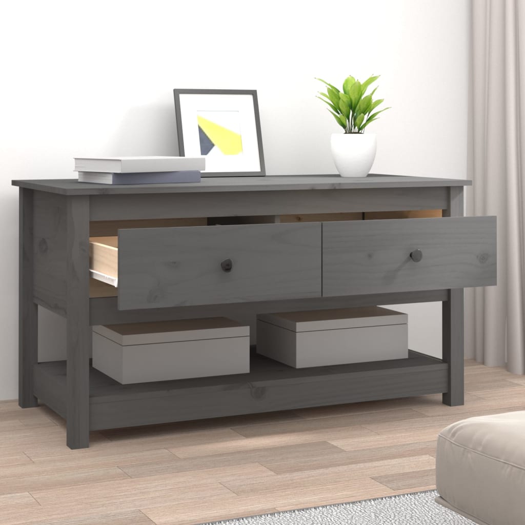 vidaXL Coffee Table 102x49x55 cm Solid Pinewood
