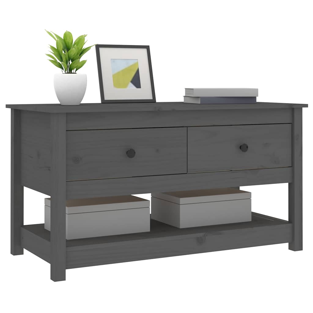 vidaXL Coffee Table 102x49x55 cm Solid Pinewood