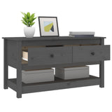 vidaXL Coffee Table 102x49x55 cm Solid Pinewood