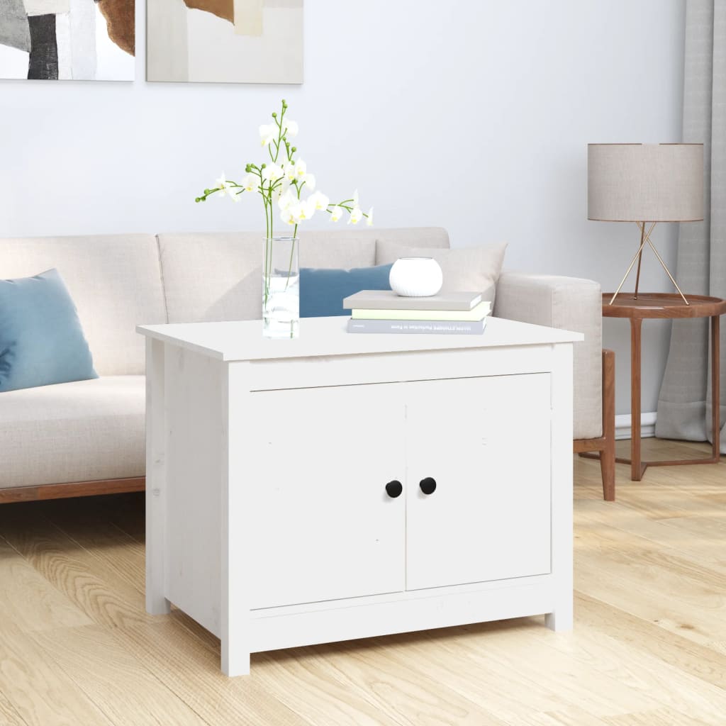 vidaXL Salontafel 71x49x55 cm massief grenenhout