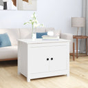 vidaXL Salontafel 71x49x55 cm massief grenenhout