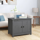vidaXL Salontafel 71x49x55 cm massief grenenhout