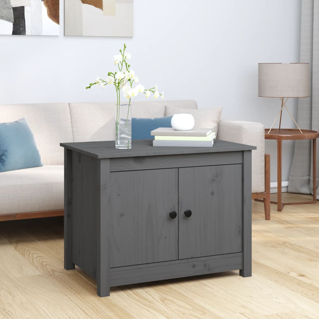 vidaXL Salontafel 71x49x55 cm massief grenenhout
