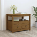 vidaXL Salontafel 71x49x55 cm massief grenenhout