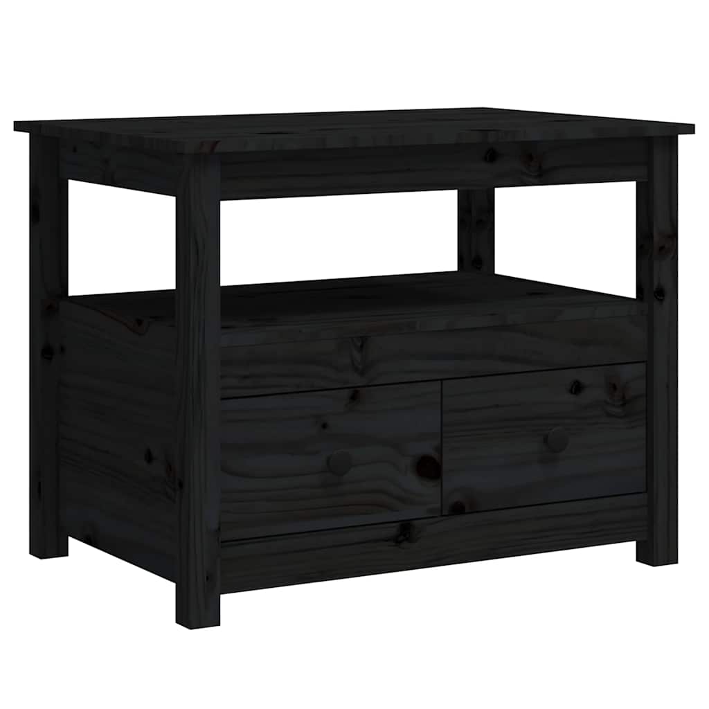 vidaXL Salontafel 71x49x55 cm massief grenenhout