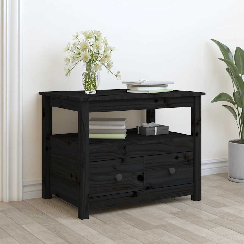 vidaXL Salontafel 71x49x55 cm massief grenenhout