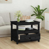 vidaXL Salontafel 71x49x55 cm massief grenenhout