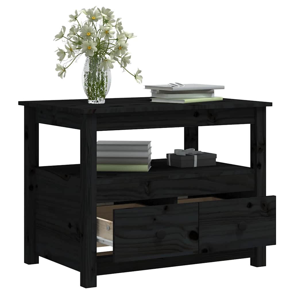 vidaXL Salontafel 71x49x55 cm massief grenenhout