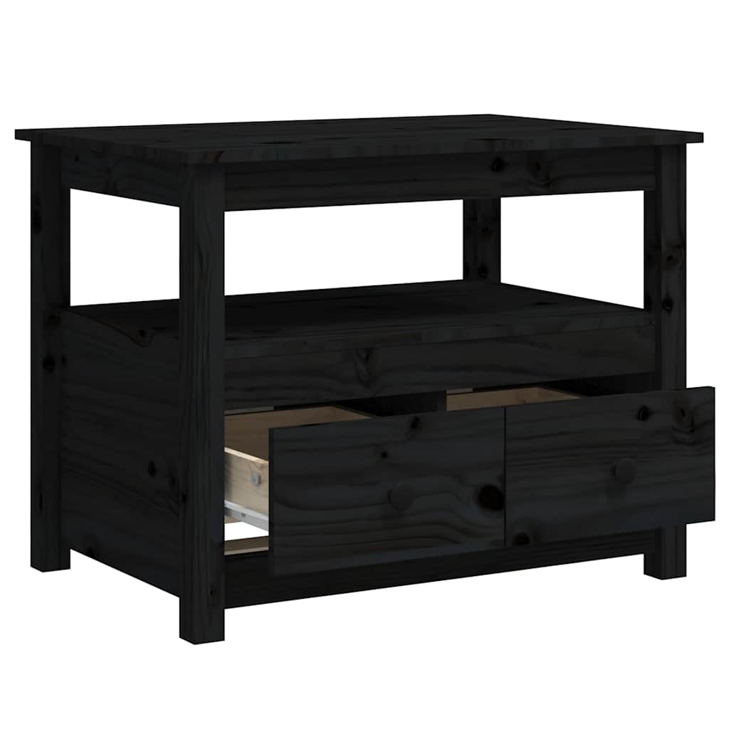 vidaXL Salontafel 71x49x55 cm massief grenenhout