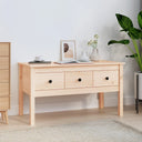 vidaXL Coffee Table 102x49x55 cm Solid Pine Wood