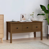 vidaXL Coffee Table 102x49x55 cm Solid Pine Wood