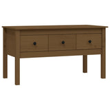 vidaXL Coffee Table 102x49x55 cm Solid Pine Wood
