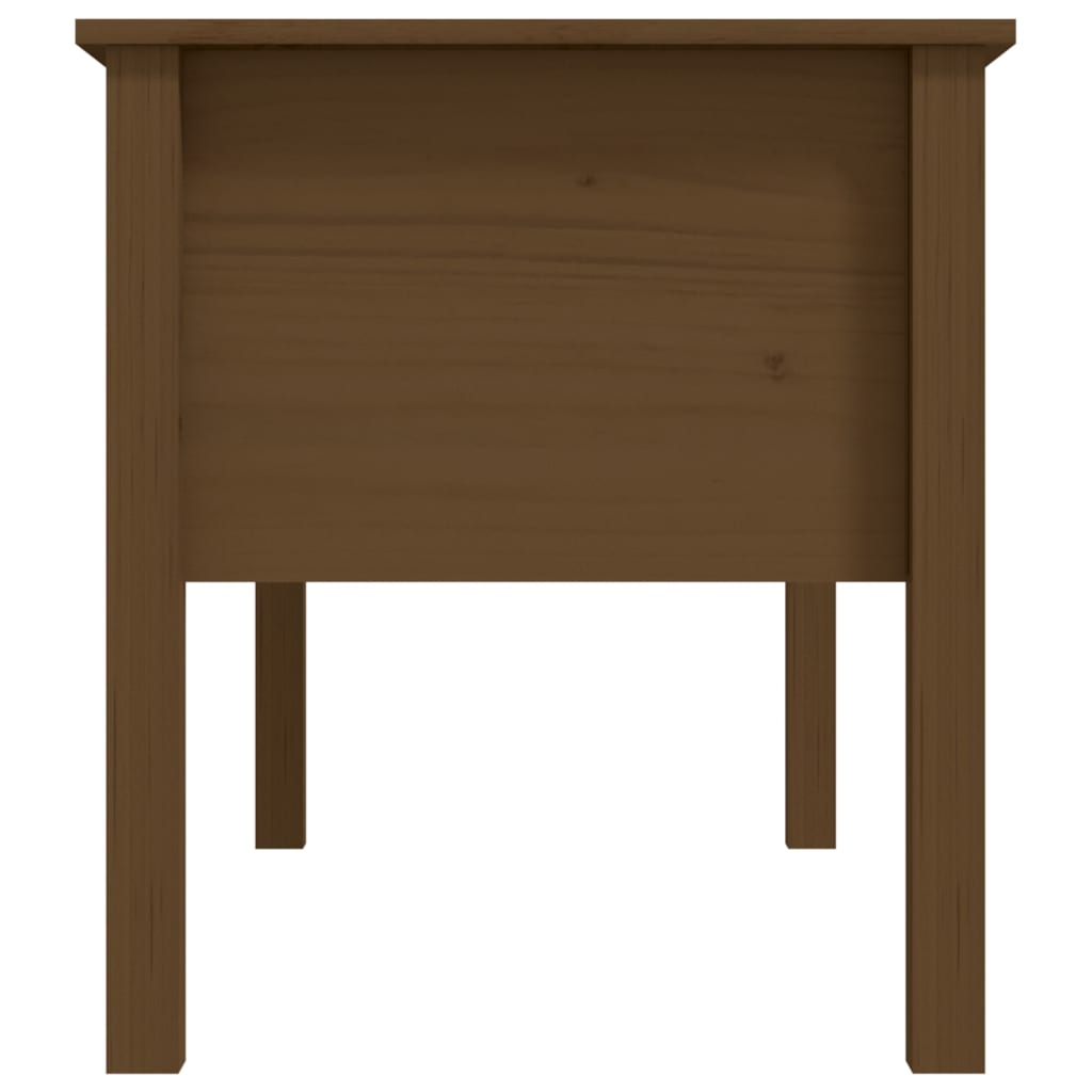vidaXL Coffee Table 102x49x55 cm Solid Pine Wood