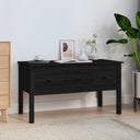 vidaXL Coffee Table 102x49x55 cm Solid Pine Wood