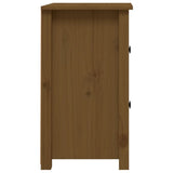 vidaXL Nachtkastjes 2 st 40x35x61,5 cm massief grenenhout