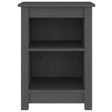 vidaXL Nachtkastjes 2 st 40x35x55 cm massief grenenhout