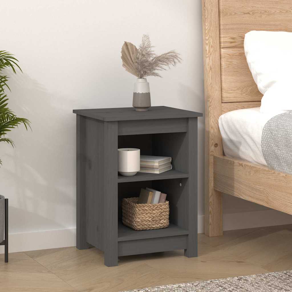 vidaXL Nachtkastjes 2 st 40x35x55 cm massief grenenhout