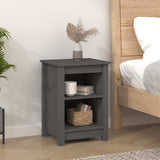 vidaXL Nachtkastjes 2 st 40x35x55 cm massief grenenhout