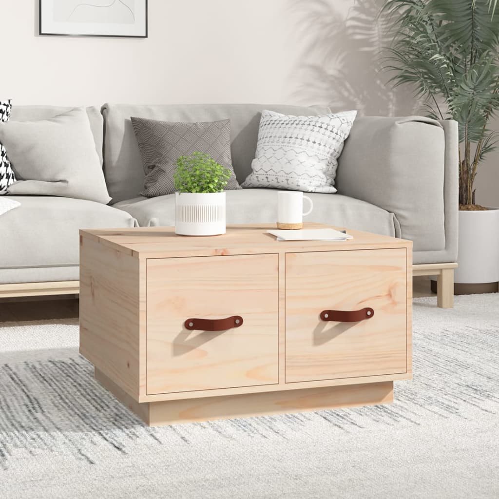 vidaXL Salontafel 60x53x35 cm massief grenenhout