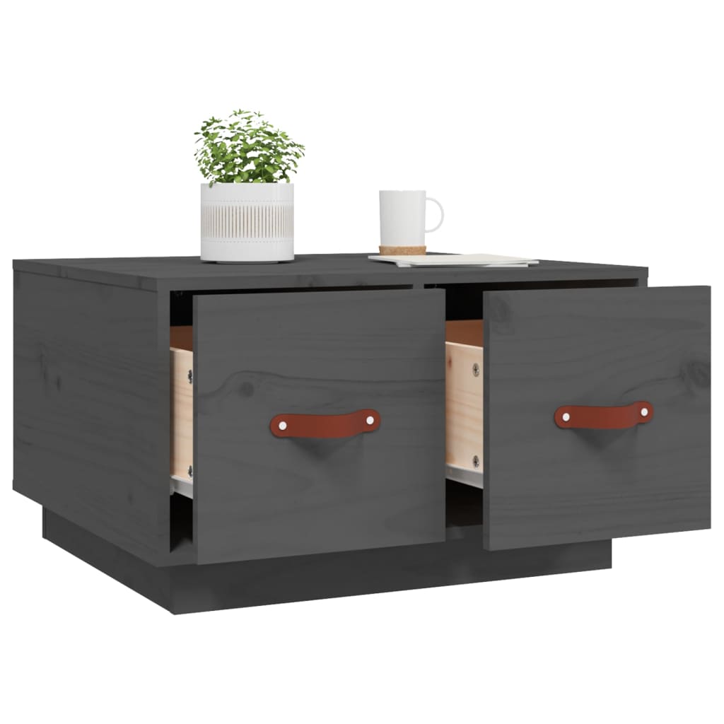 vidaXL Salontafel 60x53x35 cm massief grenenhout