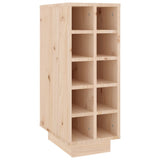 vidaXL Wijnkast 23x34x61 cm massief grenenhout