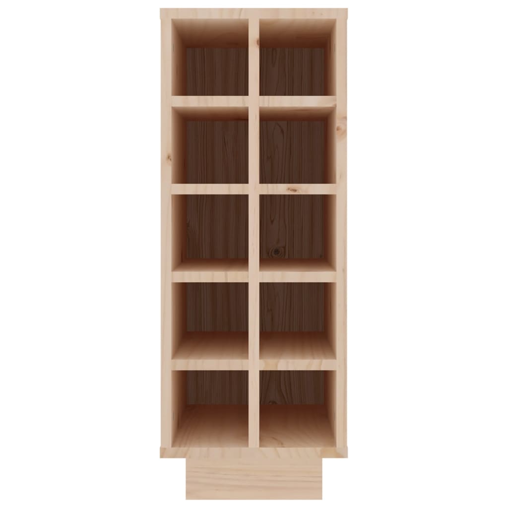 vidaXL Wijnkast 23x34x61 cm massief grenenhout
