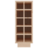 vidaXL Wijnkast 23x34x61 cm massief grenenhout