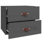 vidaXL Nachtkastje wandgemonteerd 50x36x40 cm