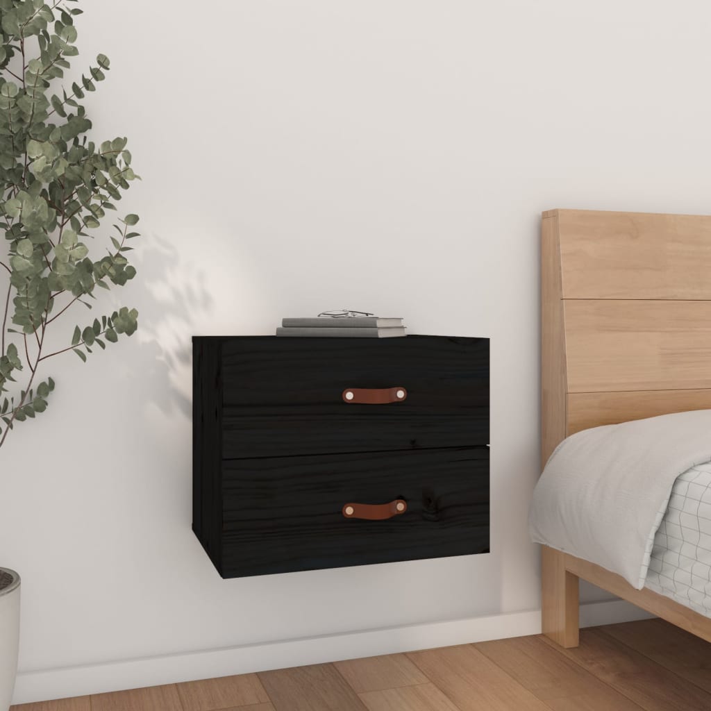 vidaXL Nachtkastje wandgemonteerd 50x36x40 cm