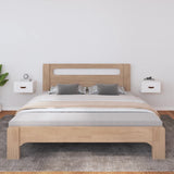 vidaXL Wall-Mounted Nightstand 40x29.5x22 cm White