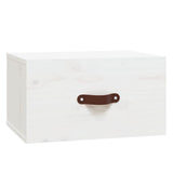 vidaXL Wall-Mounted Nightstand 40x29.5x22 cm White