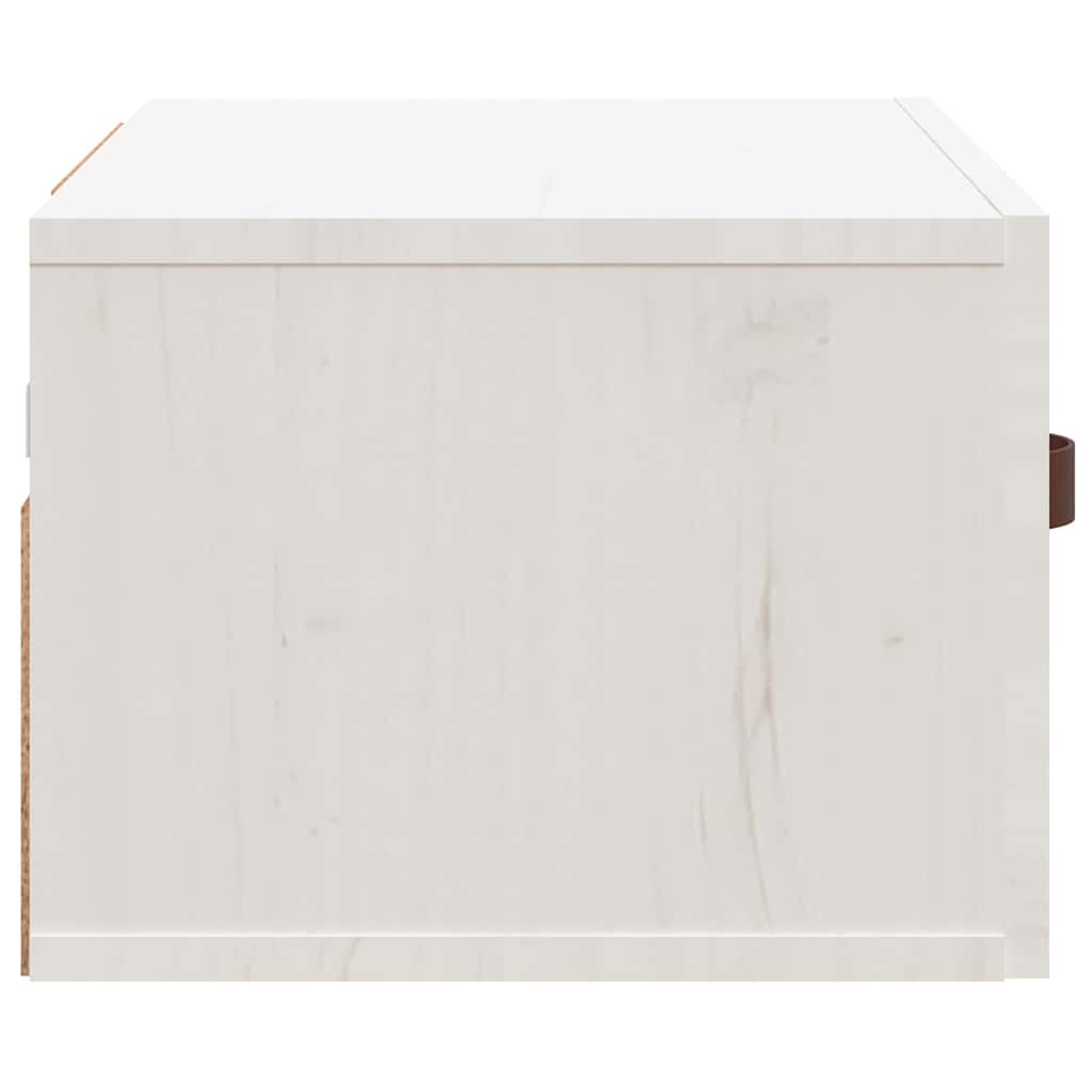 vidaXL Wall-Mounted Nightstand 40x29.5x22 cm White