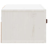 vidaXL Wall-Mounted Nightstand 40x29.5x22 cm White