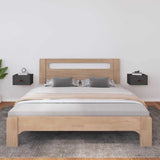 vidaXL Wall-Mounted Nightstand 40x29.5x22 cm White