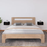 vidaXL Wall-Mounted Nightstand 40x29.5x22 cm White
