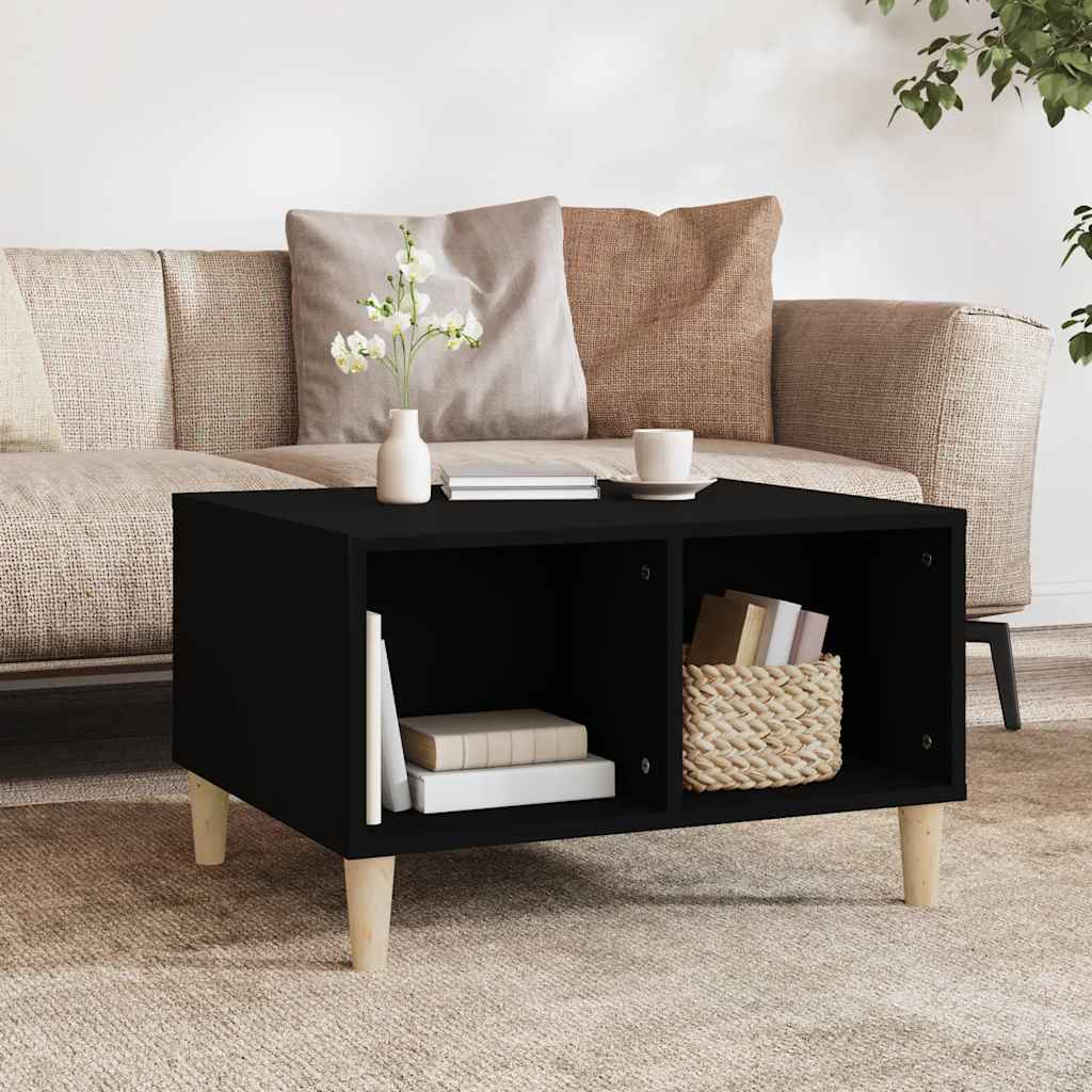 vidaXL Salontafel 60x50x36,5 cm bewerkt hout wit