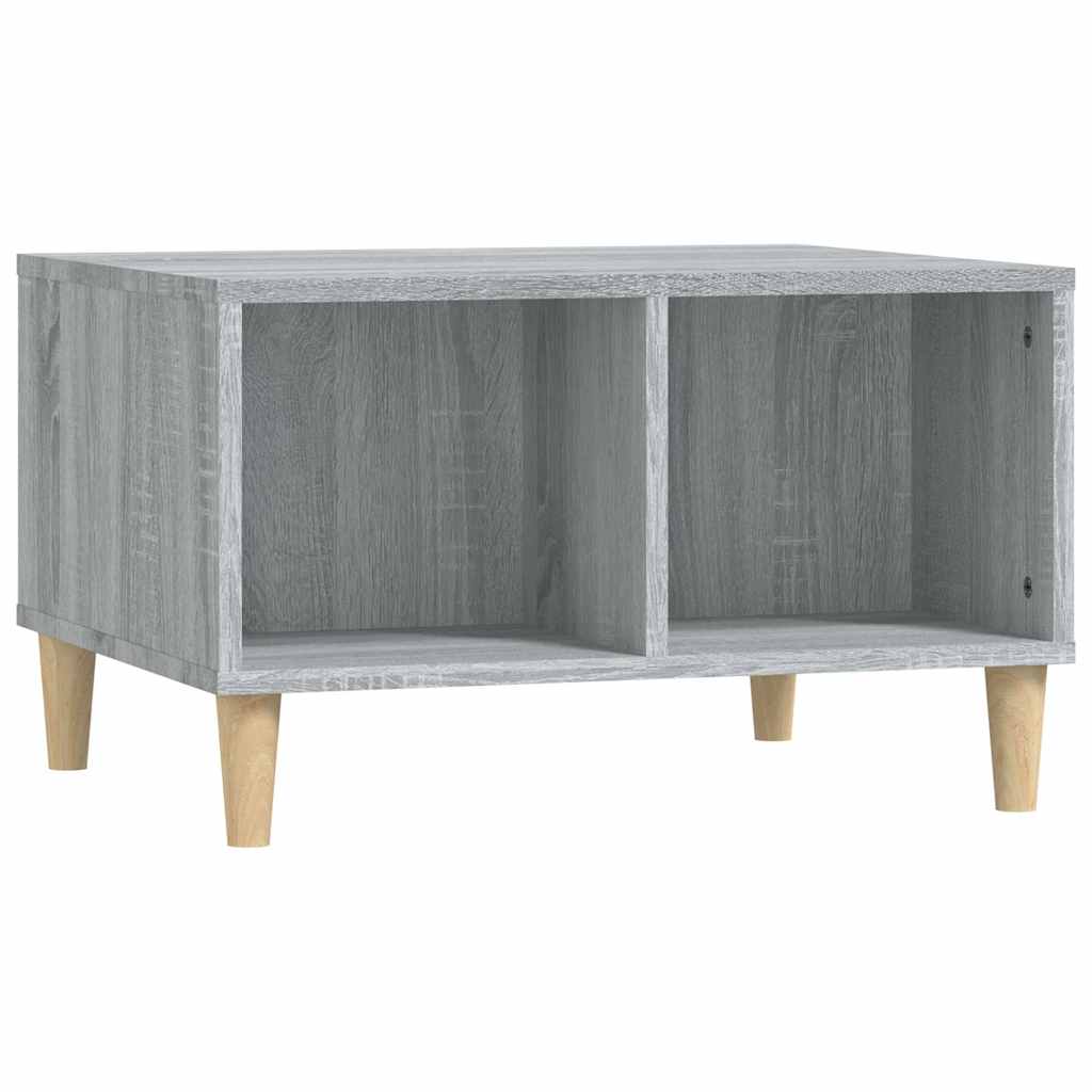 vidaXL Salontafel 60x50x36,5 cm bewerkt hout wit