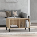 vidaXL Salontafel 60x50x36,5 cm bewerkt hout wit