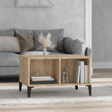 vidaXL Salontafel 60x50x36,5 cm bewerkt hout wit