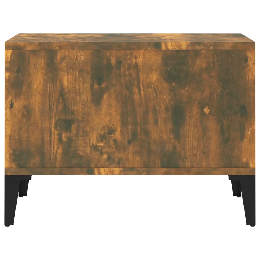 vidaXL Salontafel 60x50x36,5 cm bewerkt hout wit
