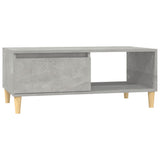 vidaXL Salontafel 90x50x36,5 cm bewerkt hout wit
