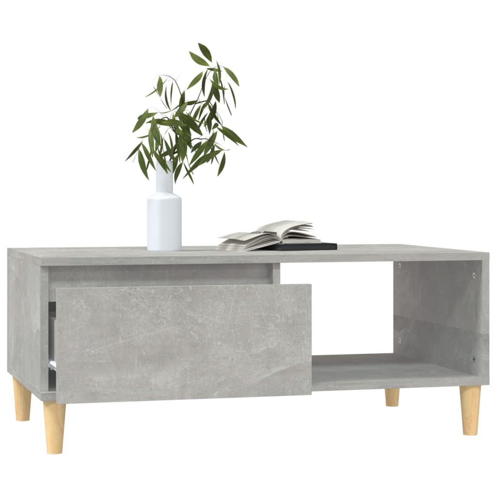 vidaXL Salontafel 90x50x36,5 cm bewerkt hout wit