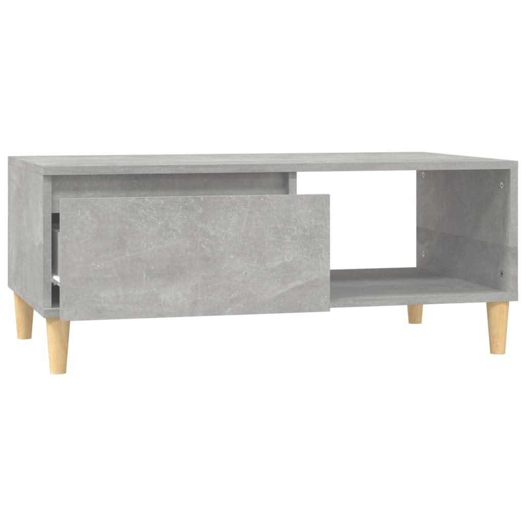 vidaXL Salontafel 90x50x36,5 cm bewerkt hout wit