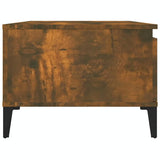 vidaXL Salontafel 90x50x36,5 cm bewerkt hout wit