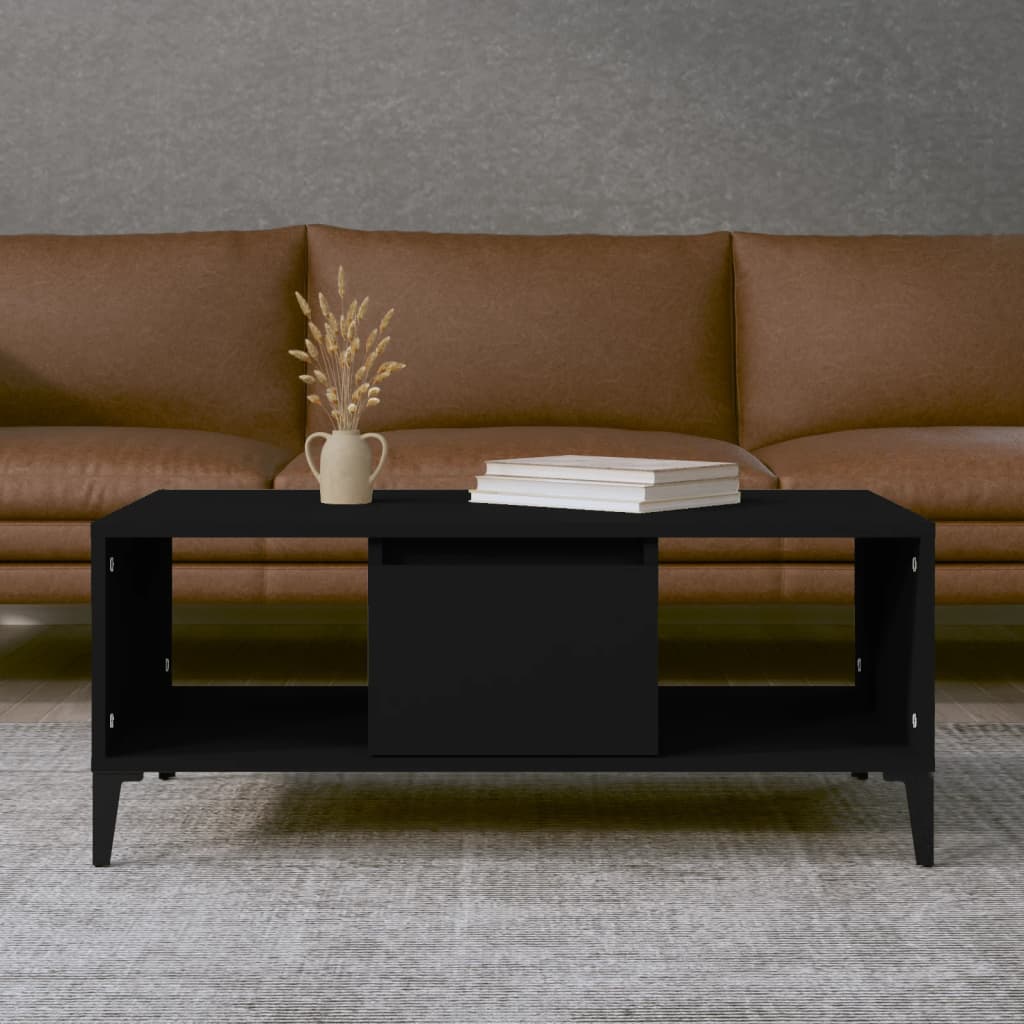 vidaXL Coffee table 90x50x36.5 cm engineered wood white