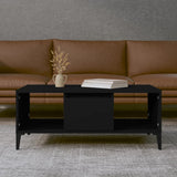 vidaXL Coffee table 90x50x36.5 cm engineered wood white