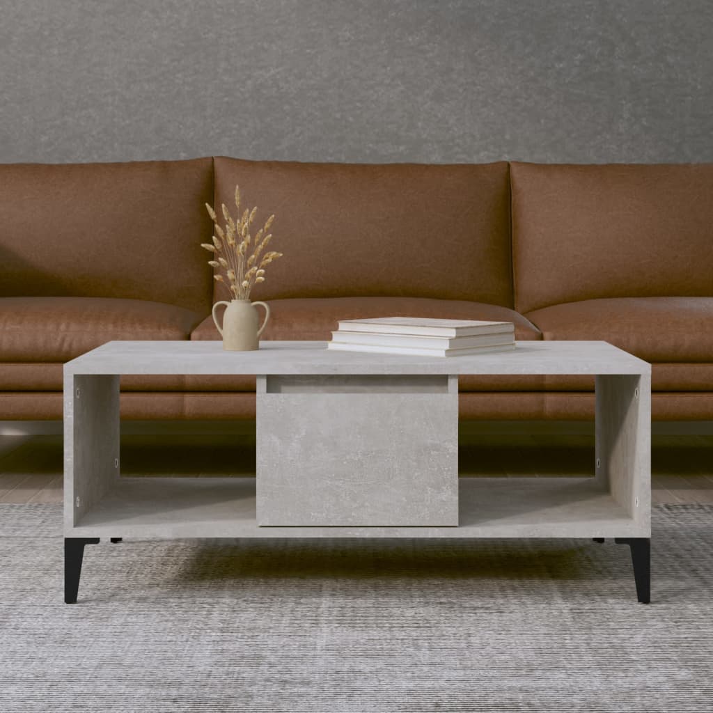 vidaXL Coffee table 90x50x36.5 cm engineered wood white