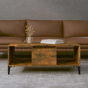 vidaXL Coffee table 90x50x36.5 cm engineered wood white