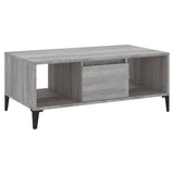 vidaXL Coffee table 90x50x36.5 cm engineered wood white